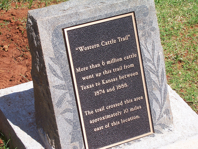 Great Western Trail Marker