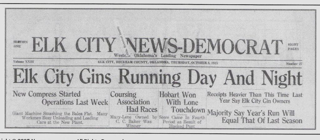 One Hundred Years Ago: October 1925