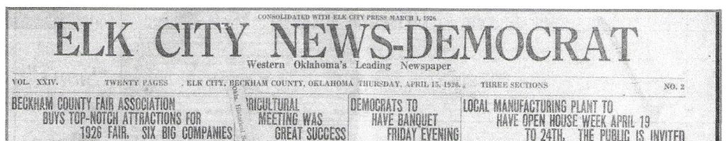 100 Years Ago: April 1926