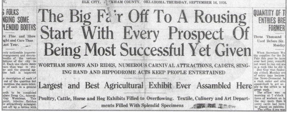 100 Years Ago: September 1926