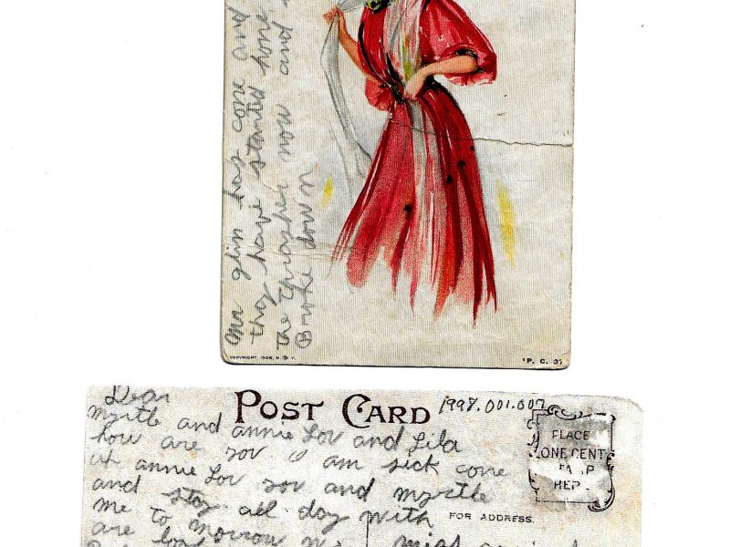 Postcard to Annie Lou Pifer, Altus, Oklahoma, No Date