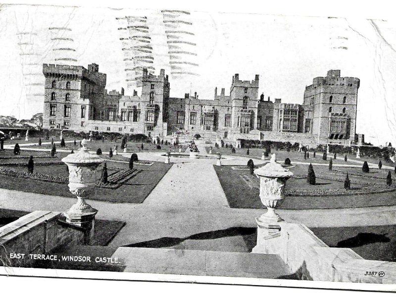 Lee Clem Windsor Castle Postcard July 9, 1943